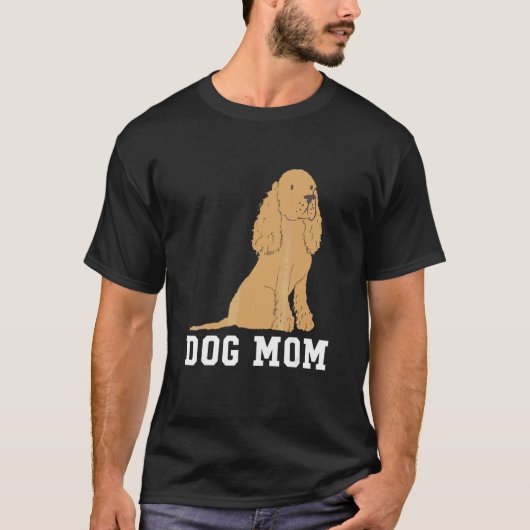 コッカースパニエル犬ドッグマママママザーズ Tシャツ (正面)