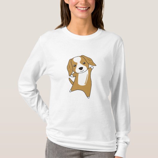 コッカースパニエル犬ドッグ動物愛好家おもしろい犬 Tシャツ (正面)