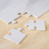 コッカースパニエル犬ドッグ雪のクリスマスに車を運転 ジグソーパズル (側面)