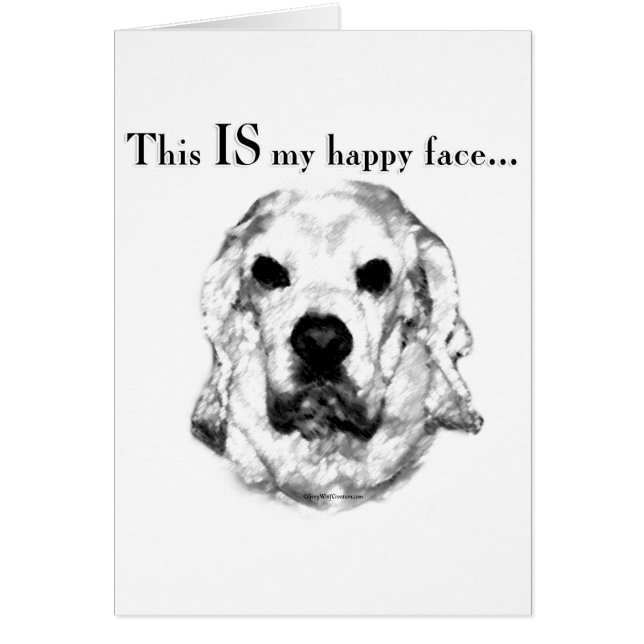 コッカースパニエル犬ハッピー顔 (正面)