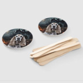 コッカースパニエル犬ハロウィンホラー ハンドファン (組立なし)