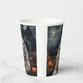 コッカースパニエル犬ハロウィンホラー 紙コップ (右)