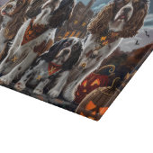 コッカースパニエル犬ハロウィン不気味 カッティングボード (角)