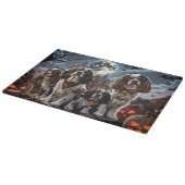 コッカースパニエル犬ハロウィン不気味 カッティングボード (角)