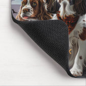 コッカースパニエル犬ハロウィン不気味 マウスパッド (コーナー)