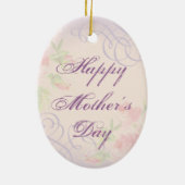 コッカースパニエル犬ハートMOMセラミックオーナメント セラミックオーナメント (裏面)