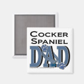 コッカースパニエル犬パパ マグネット (正面/裏面)