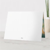 コッカースパニエル犬ビーチ絵画サーフィン カード (裏面)