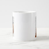 コッカースパニエル犬フォーマル、ハウンド&ハット ジャンボコーヒーマグカップ (正面)