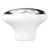 コッカースパニエル犬ポートレート セラミックノブ (側面)