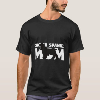 コッカースパニエル犬ママフード付きスウェットシャツドッグマザーコッカースペイン Tシャツ