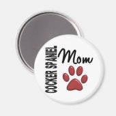 コッカースパニエル犬ママ2 マグネット (正面/裏面)