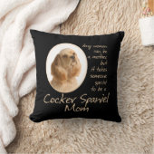 コッカースパニエル犬マム枕 クッション (ブランケット)