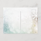 コッカースパニエル犬メリークリスマスパーソナライズされた シーズンポストカード (裏面)