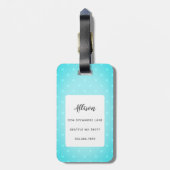 コッカースパニエル犬ラゲッジタグ ラゲッジタグ (裏面縦)