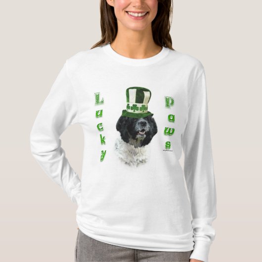 コッカースパニエル犬ラッキーポーズ Tシャツ (正面)