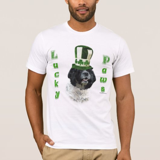 コッカースパニエル犬ラッキーポーズ Tシャツ (正面)