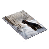 コッカースパニエル犬レッツスノークリスマス ノートブック (右側)