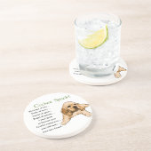 コッカースパニエル犬伝統オブラブ コースター (側面)