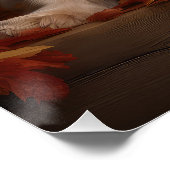 コッカースパニエル犬子犬オータムデライトカボチャ ポスター (コーナー)