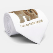 コッカースパニエル犬子犬タイ ネクタイ (ロール)