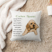 コッカースパニエル犬子犬ラバーズアート クッション (ブランケット)