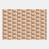 コッカースパニエル犬愛好家 ラッピングペーパーシート (正面3)