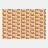 コッカースパニエル犬愛好家 ラッピングペーパーシート (正面2)