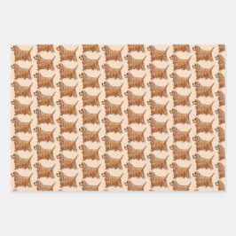 コッカースパニエル犬愛好家 ラッピングペーパーシート