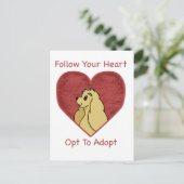 コッカースパニエル犬救助品 ポストカード (スタンド正面)