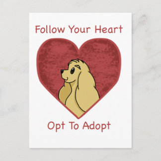 コッカースパニエル犬救助品 ポストカード