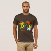 コッカースパニエル犬機敏性ギフト Tシャツ (正面フル)