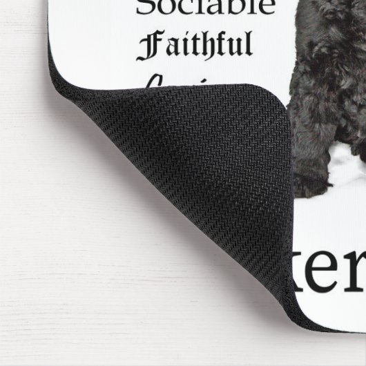 コッカースパニエル犬特性マウスパッド マウスパッド (コーナー)