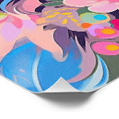 コッカースパニエル犬犬と花002 – テーラージュエル ポスター (コーナー)