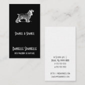 コッカースパニエル犬犬 名刺 (正面/裏面)