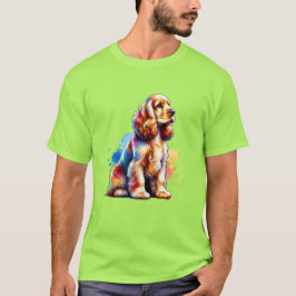 コッカースパニエル犬犬 Tシャツ
