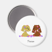 コッカースパニエル犬磁石 マグネット (正面/裏面)