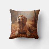 コッカースパニエル犬紅葉秋インスパイア クッション (裏面)