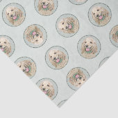 コッカースパニエル犬絵を描ズバフ金ゴールドオリジナルドッグアート 薄葉紙 (詳細)