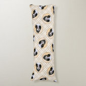 コッカースパニエル犬絵を描ズパルティタンオリジナルドッグアート ボディピロー (正面縦)