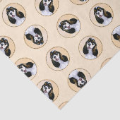 コッカースパニエル犬絵を描ズパルティタンオリジナルドッグアート 薄葉紙 (詳細)