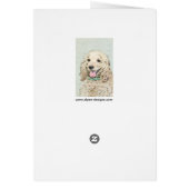 コッカースパニエル犬絵画バフズ – オリジナルドッグアート (裏面)