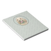 コッカースパニエル犬絵画バフズ – オリジナルドッグアート ノートパッド (アングル)