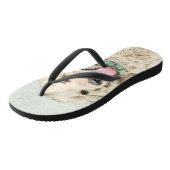 コッカースパニエル犬絵画バフズ – オリジナルドッグアート ビーチサンダル (アングル)