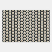 コッカースパニエル犬絵画バフズ – オリジナルドッグアート ラッピングペーパーシート (正面3)