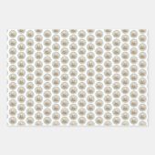 コッカースパニエル犬絵画バフズ – オリジナルドッグアート ラッピングペーパーシート (正面2)