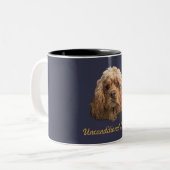 コッカースパニエル犬製品 ツートーンマグカップ (正面左)