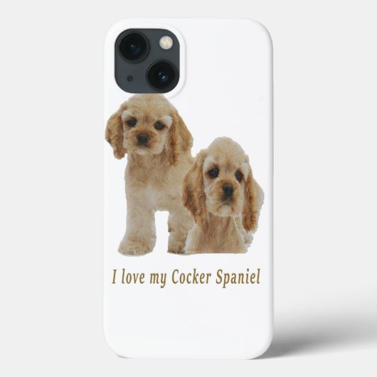 コッカースパニエル犬製品 Case-Mate iPhoneケース (裏面)