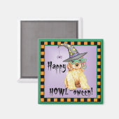 コッカースパニエル犬魔女 マグネット (正面/裏面)