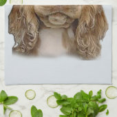 コッカースパニエル犬 キッチンタオル (折り畳み)